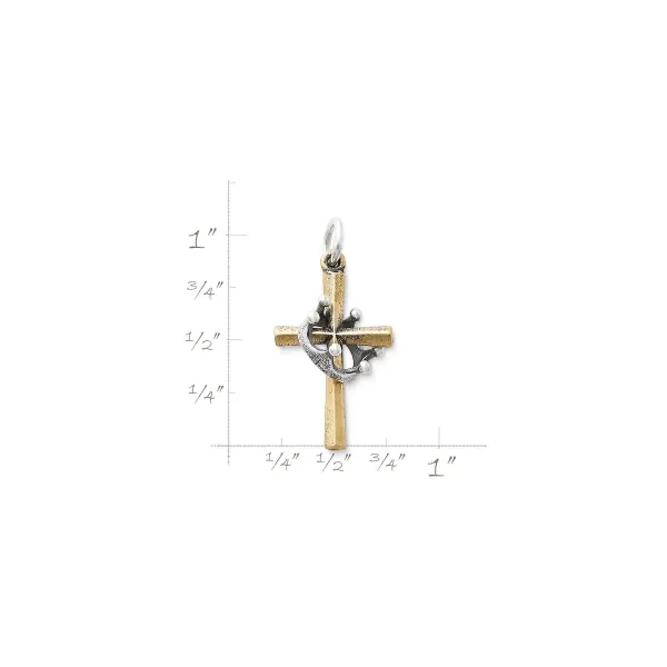 James Avery Artisan Jewelry Charms-Christ The King Cross Charm