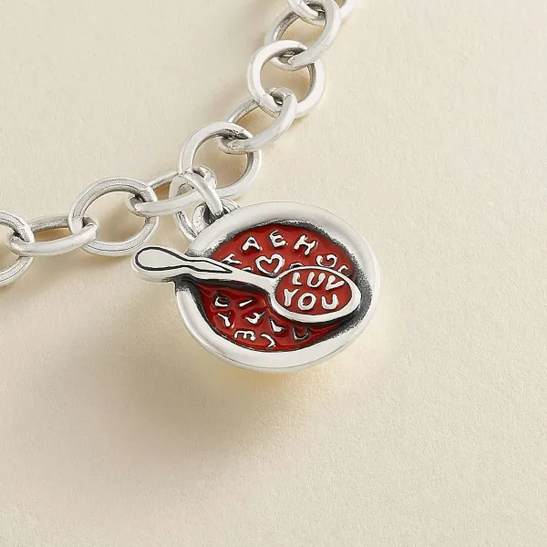 James Avery Artisan Jewelry Charms-Enamel Alphabet Soup Charm