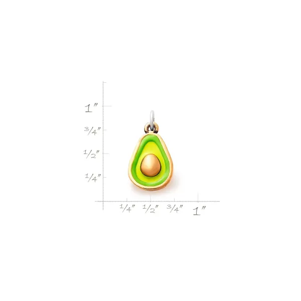 James Avery Artisan Jewelry Charms-Enamel Avocado Charm