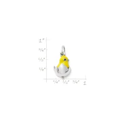 James Avery Artisan Jewelry Charms-Enamel Chicks Rule Charm