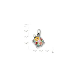 James Avery Artisan Jewelry Charms-Enamel Festive Turtle Charm