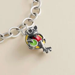 James Avery Artisan Jewelry Charms-Enamel Party Frog Charm