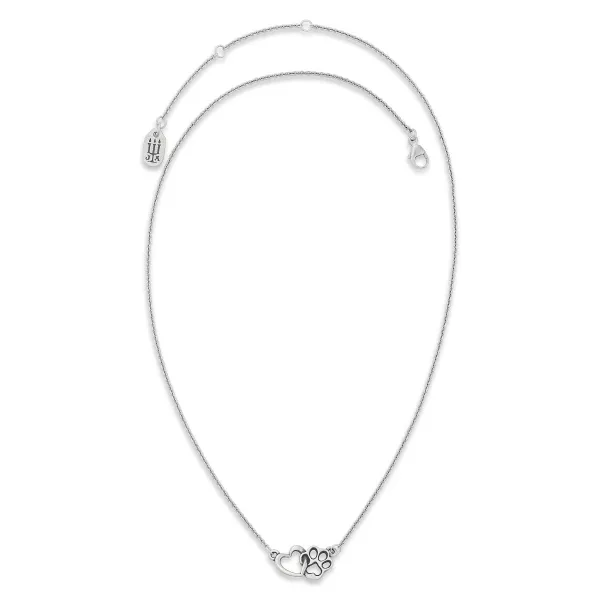 James Avery Artisan Jewelry Necklaces And Chains-Furry Friends Heart Necklace