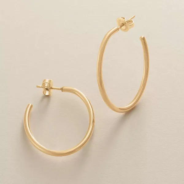 James Avery Artisan Jewelry Earrings-Oval Hoops