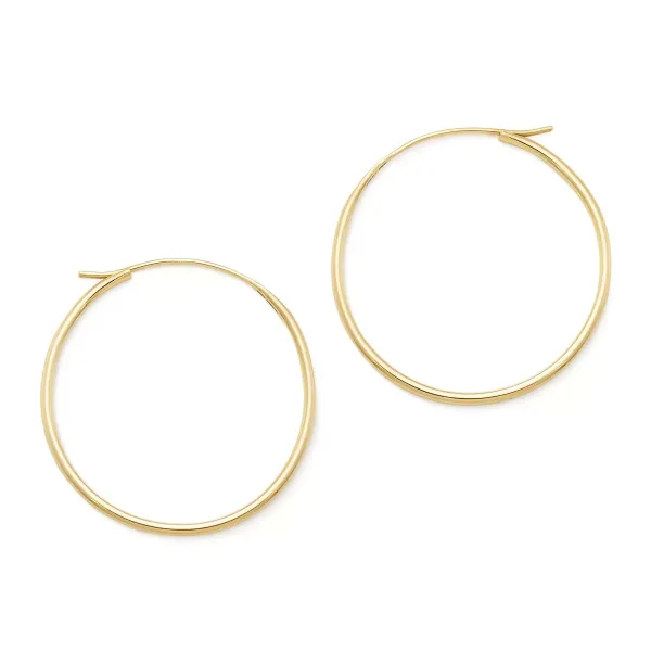 James Avery Artisan Jewelry Earrings-Swedged Hoops