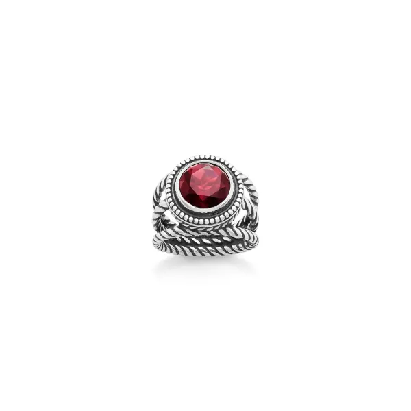 James Avery Artisan Jewelry Rings-Twisted Wire Gemstone Ring